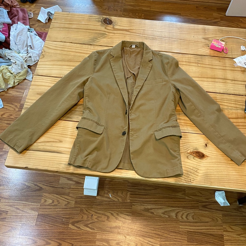 Khaki Casual Blazer | Good Fellow